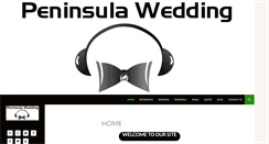 Desktop Screenshot of peninsulawedding.com